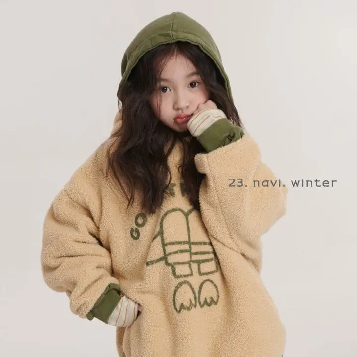 Navi - Korean Children Fashion - #magicofchildhood - Go To The Hoody Tee - 5