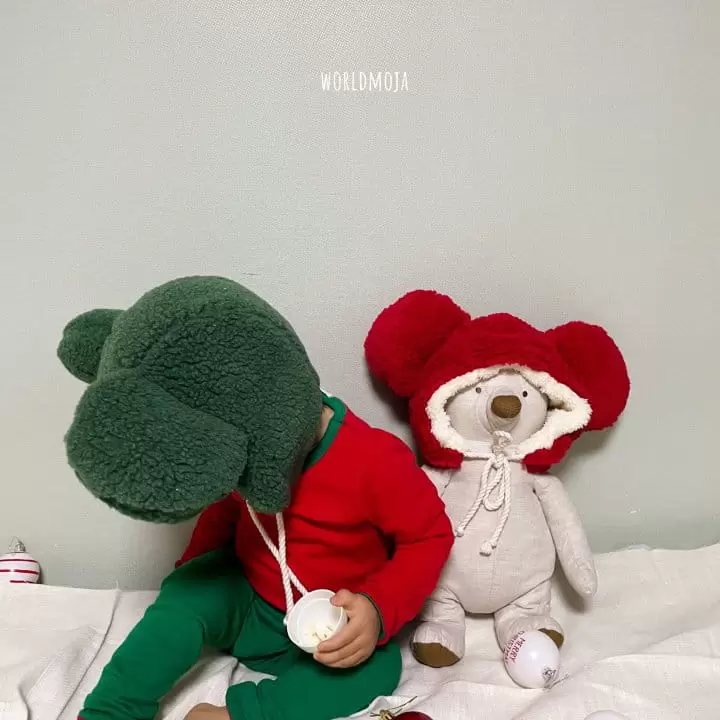 New World - Korean Children Fashion - #littlefashionista - Christmas BearBbogle Hat - 3
