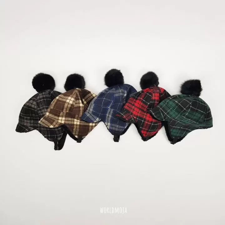 New World - Korean Children Fashion - #magicofchildhood - Check Pilot Hat