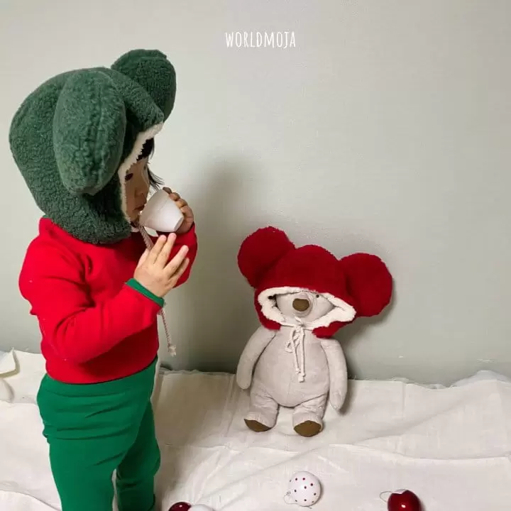 New World - Korean Children Fashion - #minifashionista - Christmas BearBbogle Hat - 5