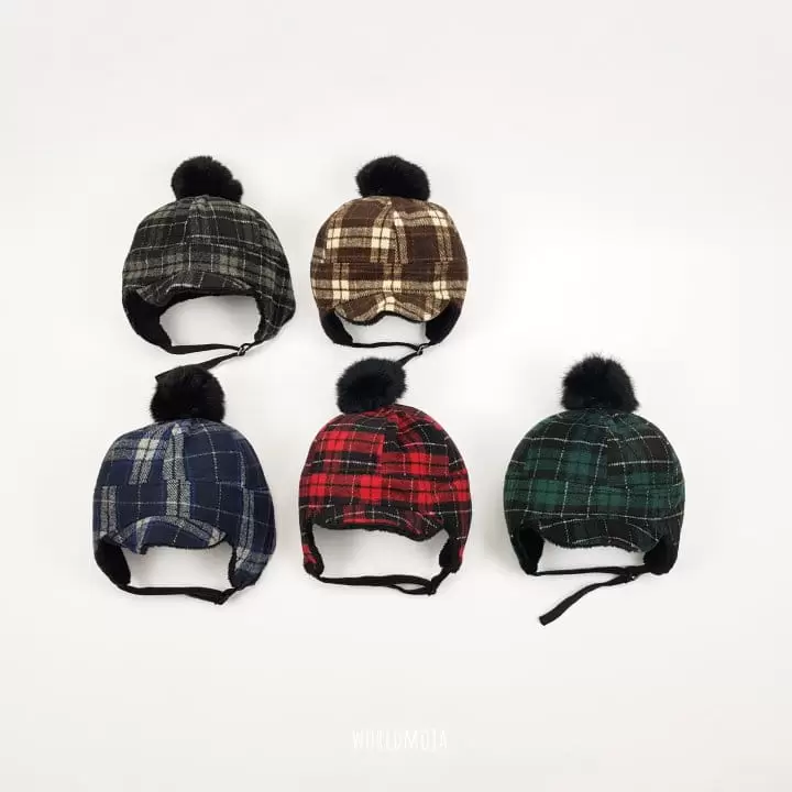 New World - Korean Children Fashion - #prettylittlegirls - Check Pilot Hat - 4