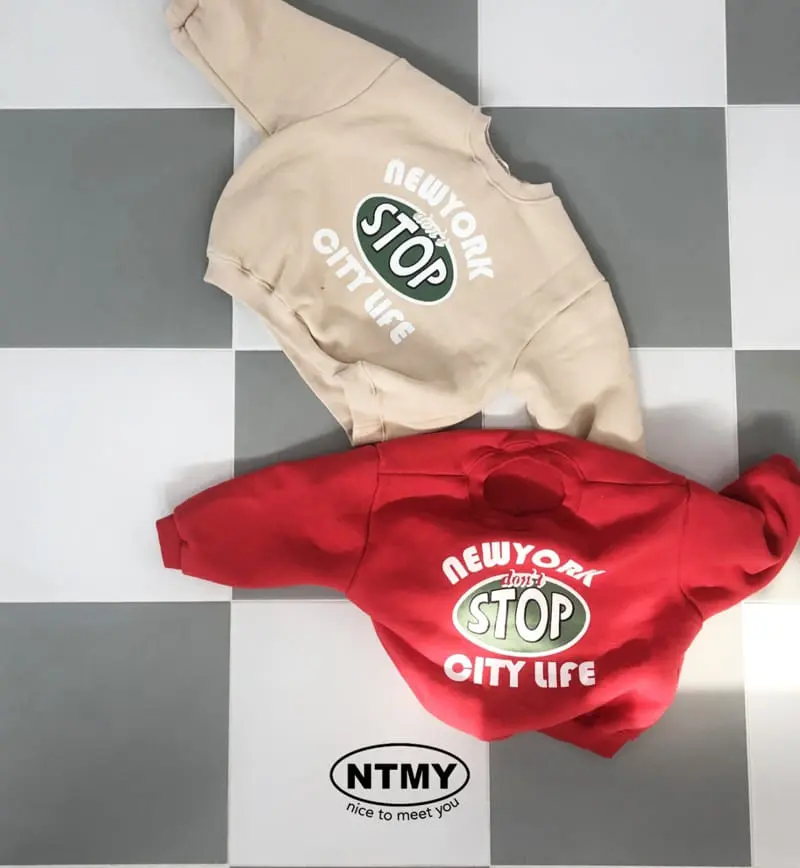 Nice To Meet You - Korean Children Fashion - #Kfashion4kids - Stop Sweatshirt - 6
