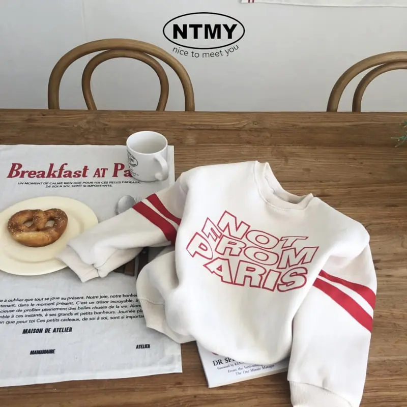 Nice To Meet You - Korean Children Fashion - #childofig - From Tape Sweatshirt - 3