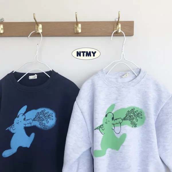 Nice To Meet You - Korean Children Fashion - #childofig - Carrot Rabbit Sweatshirt - 7
