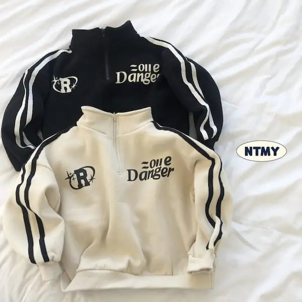 Nice To Meet You - Korean Children Fashion - #discoveringself - R China Sweatshirt - 2
