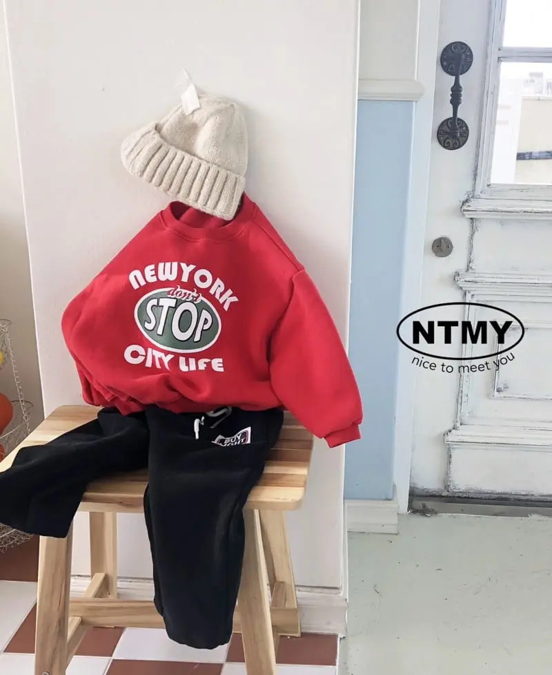 Nice To Meet You - Korean Children Fashion - #discoveringself - Stop Sweatshirt