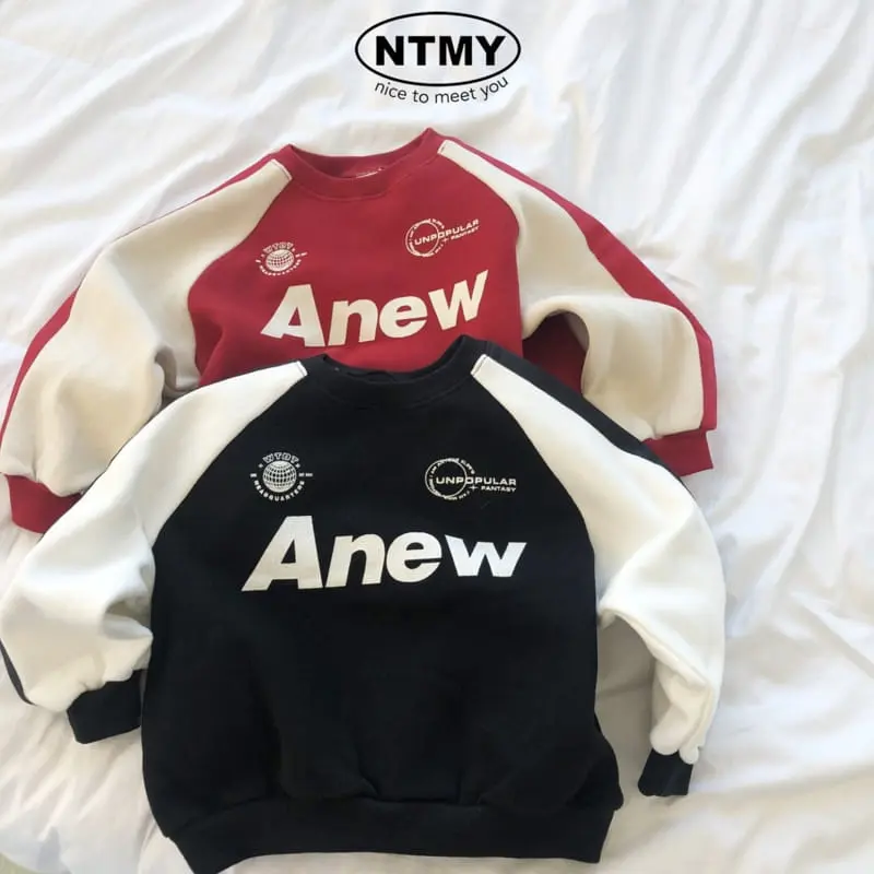 Nice To Meet You - Korean Children Fashion - #kidsshorts - A Unu Sweatshirt - 12