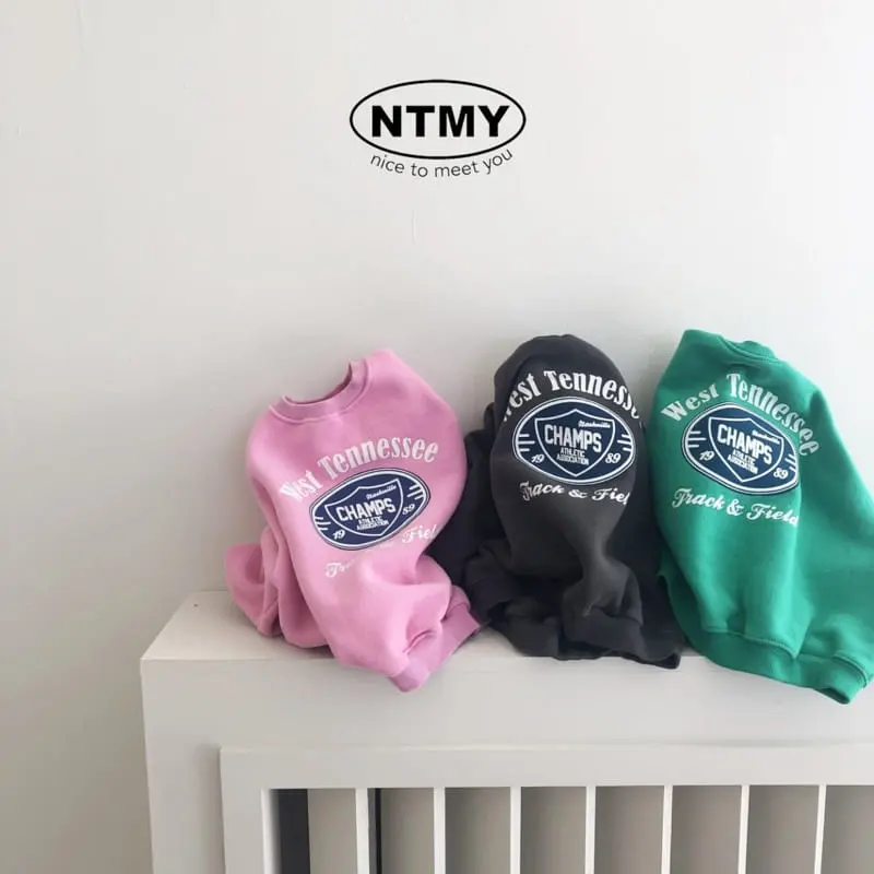 Nice To Meet You - Korean Children Fashion - #kidsstore - Chams Sweatshirt - 12
