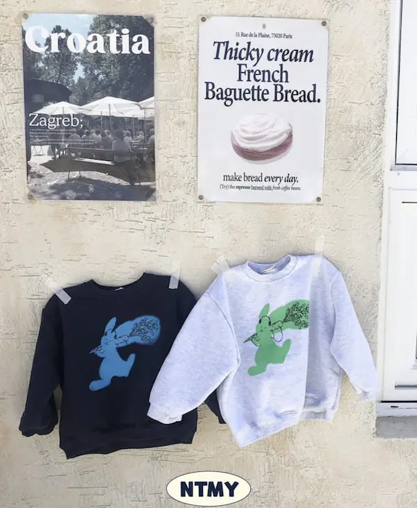 Nice To Meet You - Korean Children Fashion - #kidzfashiontrend - Carrot Rabbit Sweatshirt