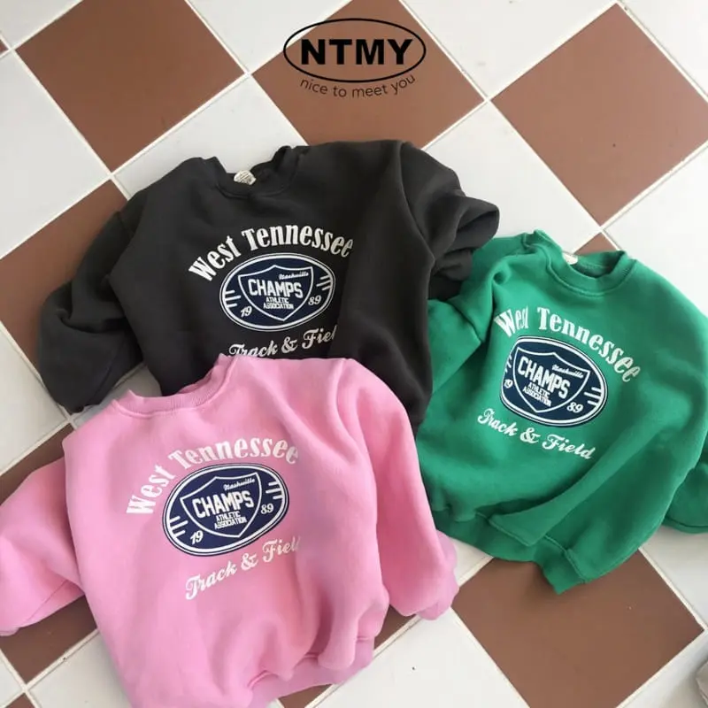 Nice To Meet You - Korean Children Fashion - #minifashionista - Chams Sweatshirt - 3