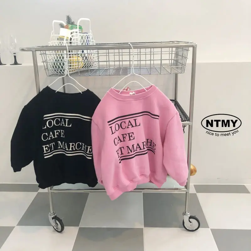 Nice To Meet You - Korean Children Fashion - #minifashionista - Local Sweatshirt - 3