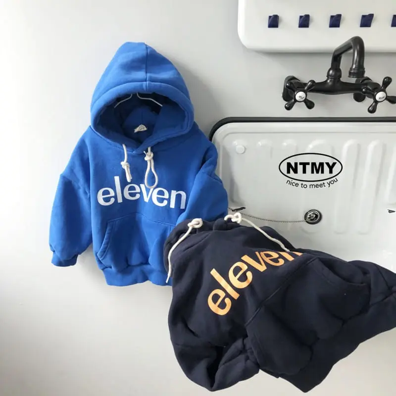 Nice To Meet You - Korean Children Fashion - #stylishchildhood - Eleven Hoody Tee - 12