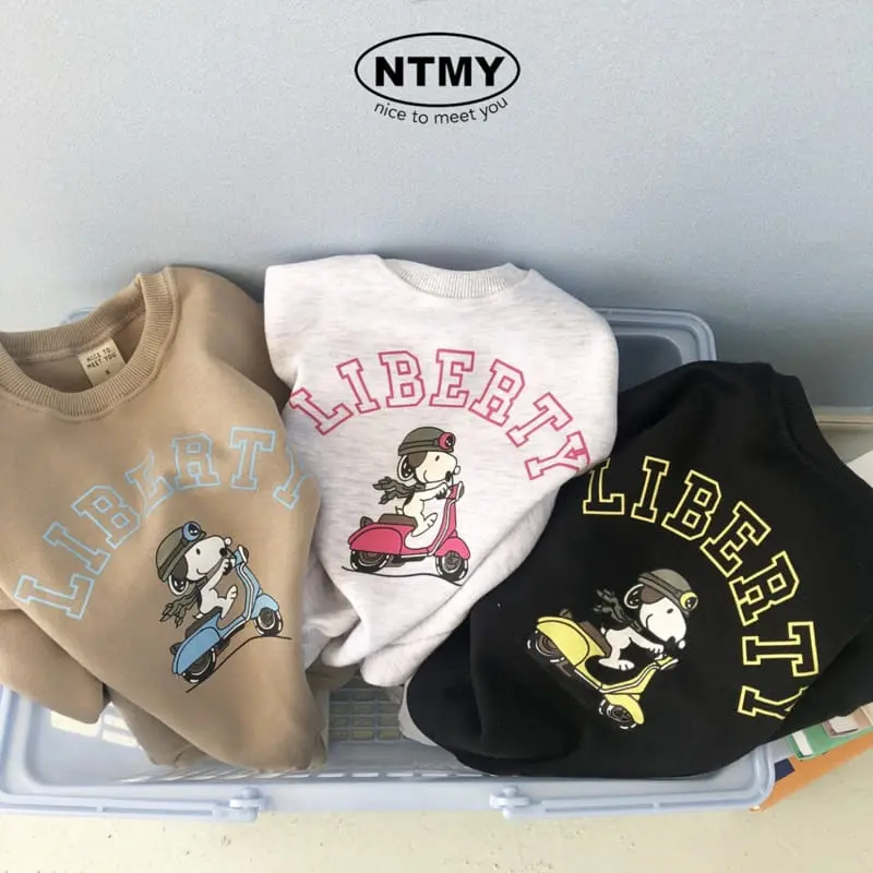 Nice To Meet You - Korean Children Fashion - #todddlerfashion - Scooter Sweatshirt