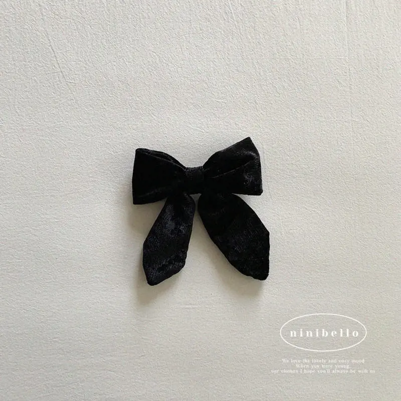 Ninibello - Korean Children Fashion - #Kfashion4kids - Velvet Ribbon Hairpin - 5