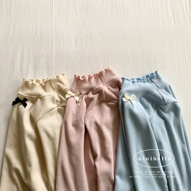 Ninibello - Korean Children Fashion - #prettylittlegirls - Petit Ribbon Turtleneck Tee - 4