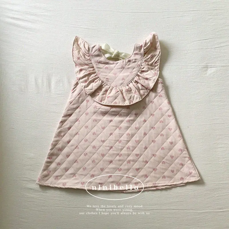 Ninibello - Korean Children Fashion - #designkidswear - Velvet Ribbon One-piece - 9