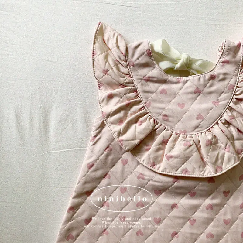 Ninibello - Korean Children Fashion - #discoveringself - Velvet Ribbon One-piece - 10