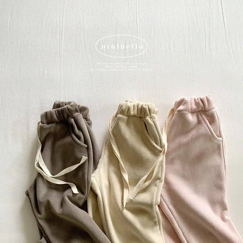 Ninibello - Korean Children Fashion - #fashionkids - Cozy Veloure Pants