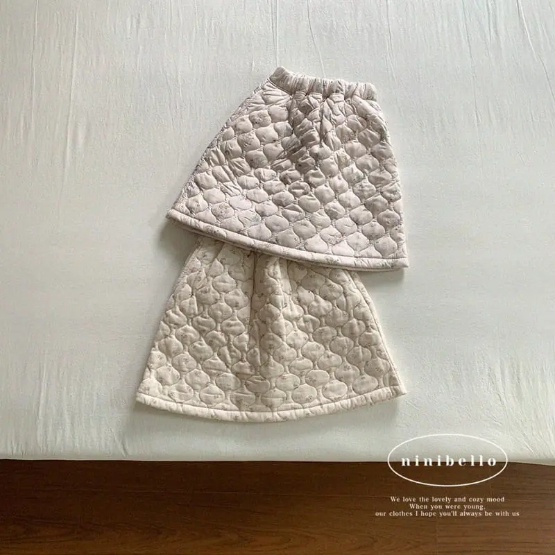 Ninibello - Korean Children Fashion - #minifashionista - Somsom Quilting Skirt