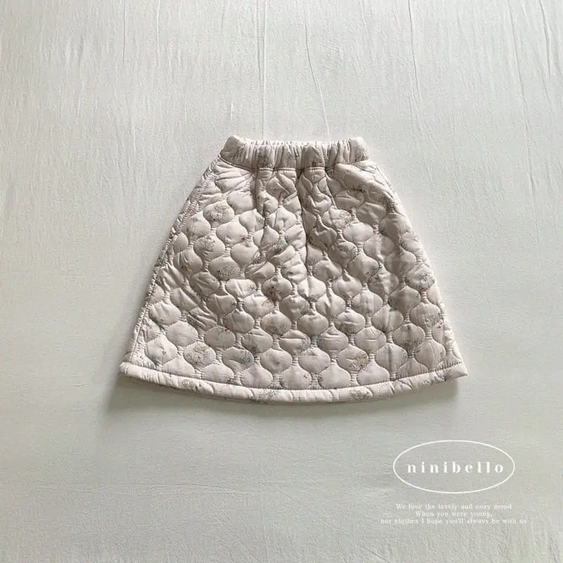 Ninibello - Korean Children Fashion - #stylishchildhood - Somsom Quilting Skirt - 5
