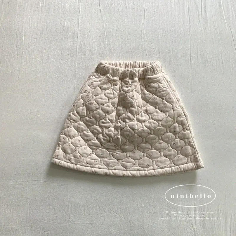 Ninibello - Korean Children Fashion - #todddlerfashion - Somsom Quilting Skirt - 3