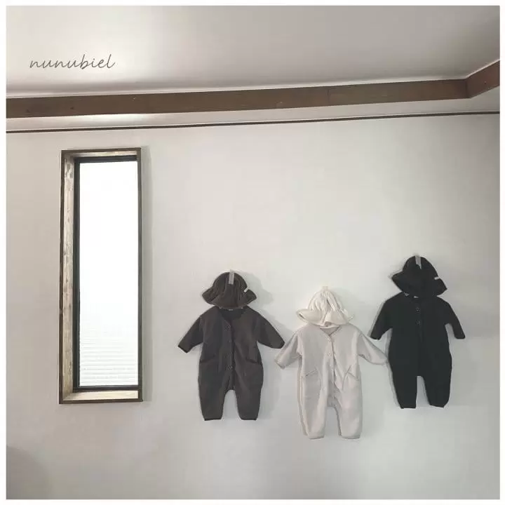 Nunubiel - Korean Baby Fashion - #babyoutfit - Bebe Fleece Bodysuit - 5