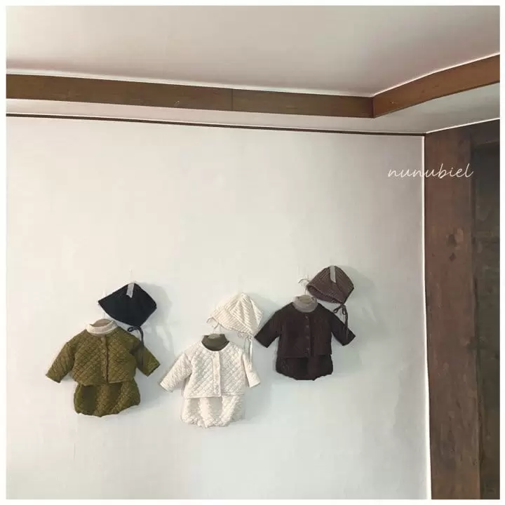 Nunubiel - Korean Baby Fashion - #babyoutfit - Bebe Dia Top Bottom Set - 4