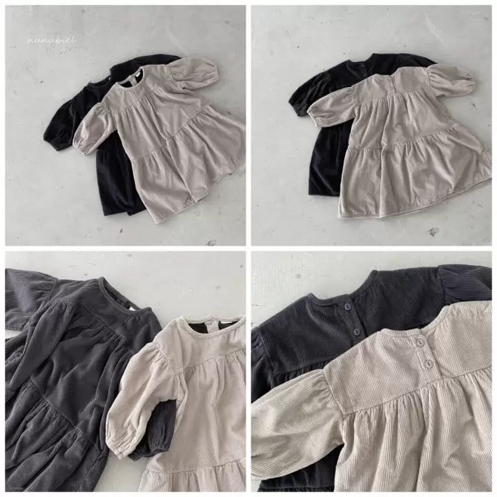 Nunubiel - Korean Children Fashion - #magicofchildhood - Kid Shirring One-piece - 3