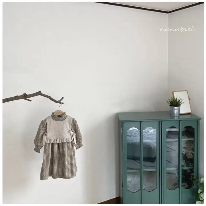 Nunubiel - Korean Children Fashion - #magicofchildhood - Kid Check One-piece - 9