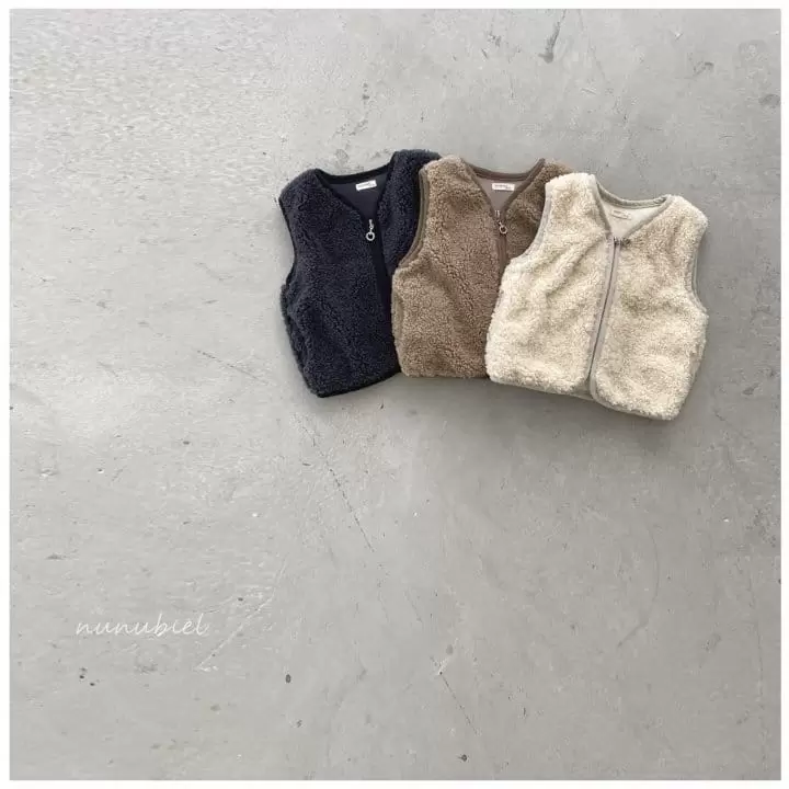 Nunubiel - Korean Children Fashion - #minifashionista - Kid Fluffy Vest - 4