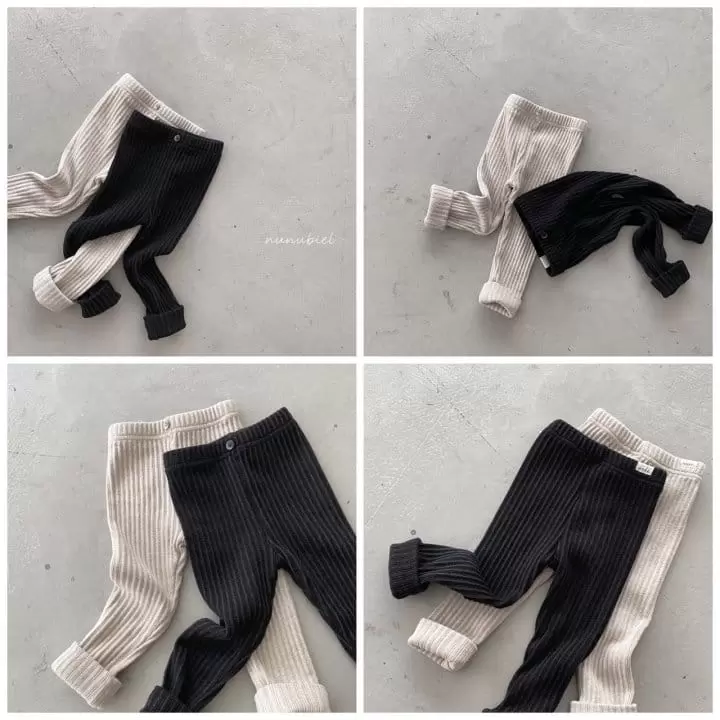 Nunubiel - Korean Children Fashion - #todddlerfashion - Kid Roll Up Leggings