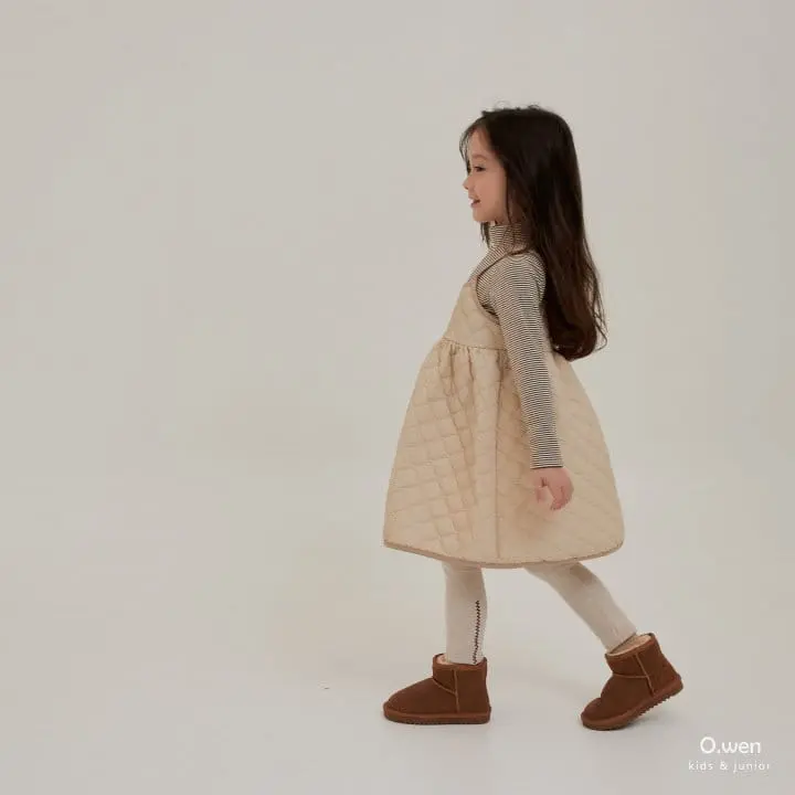 O Wen - Korean Children Fashion - #fashionkids - Zig Zag Embroidery Leggings - 12