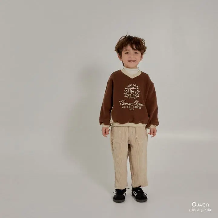 O Wen - Korean Children Fashion - #fashionkids - Winner Color Sweatshirt