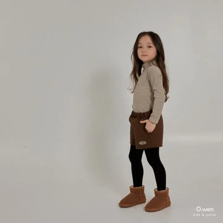 O Wen - Korean Children Fashion - #kidsstore - Fleece ST Half Turtleneck Tee - 2