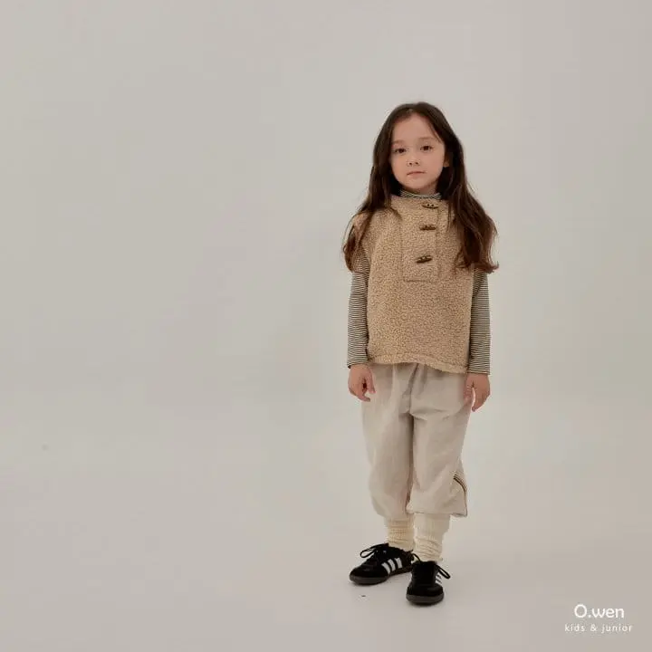 O Wen - Korean Children Fashion - #Kfashion4kids - Dumble Hoody Vest - 4