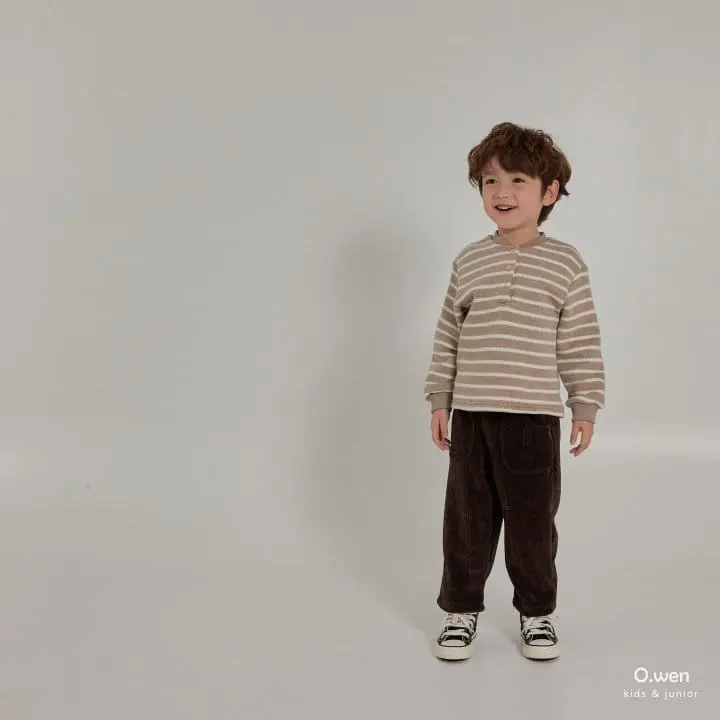O Wen - Korean Children Fashion - #magicofchildhood - Corduroy Veloure Pants - 3