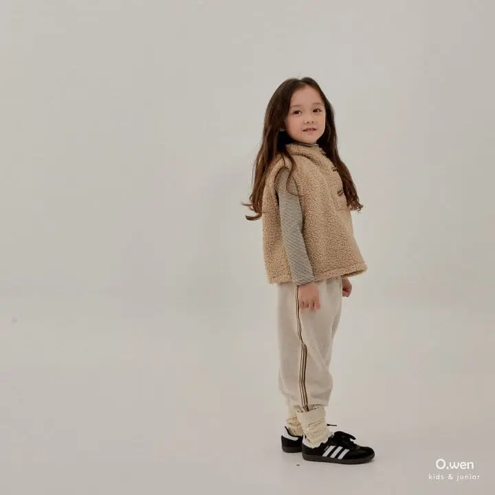 O Wen - Korean Children Fashion - #littlefashionista - Tape Pants - 4