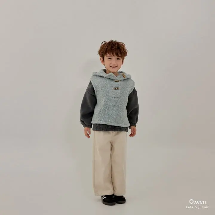 O Wen - Korean Children Fashion - #stylishchildhood - Dumble Hoody Vest - 10