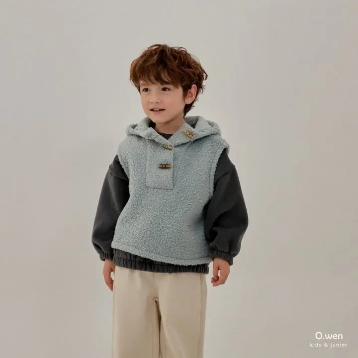 O Wen - Korean Children Fashion - #todddlerfashion - Dumble Hoody Vest - 8