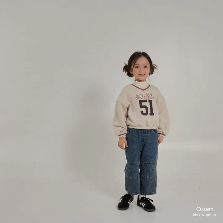 O Wen - Korean Children Fashion - #toddlerclothing - Virginia Crop Sweatshirt - 5