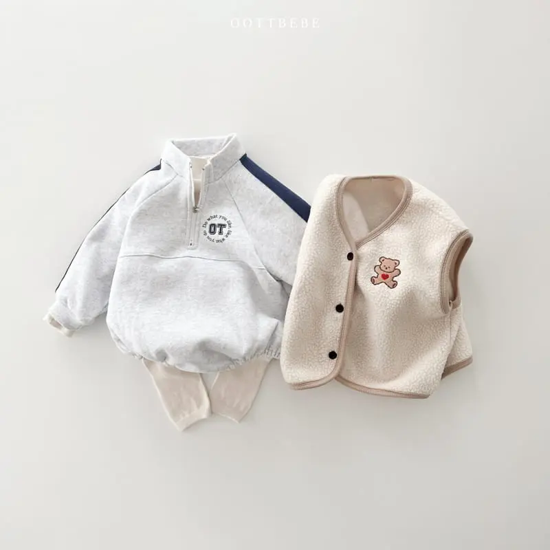 Oott Bebe - Korean Baby Fashion - #babyboutique - Circle Anorak Bodysuit - 6