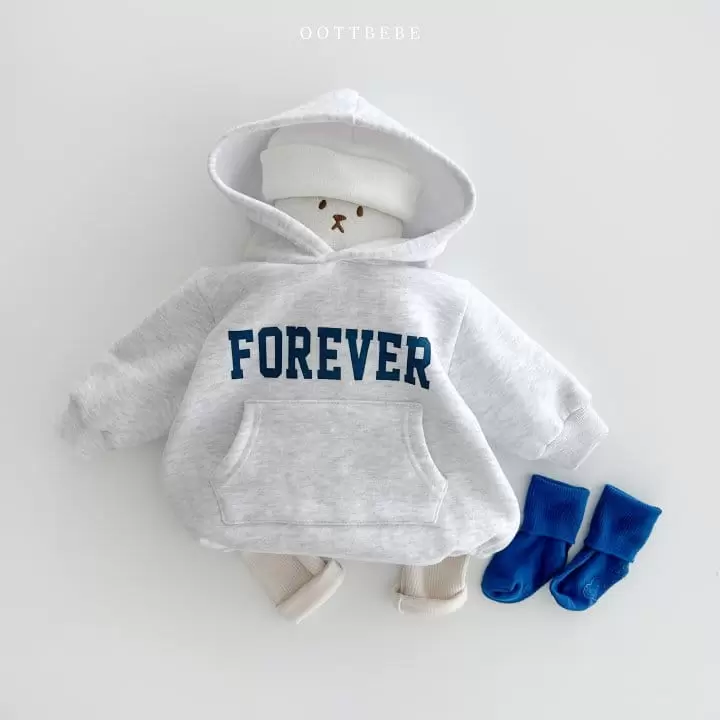 Oott Bebe - Korean Baby Fashion - #babyfashion - Forever Hoody Bodysuit - 3