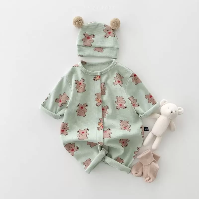 Oott Bebe - Korean Baby Fashion - #babyfever - Animal All In One Bodysuit - 11