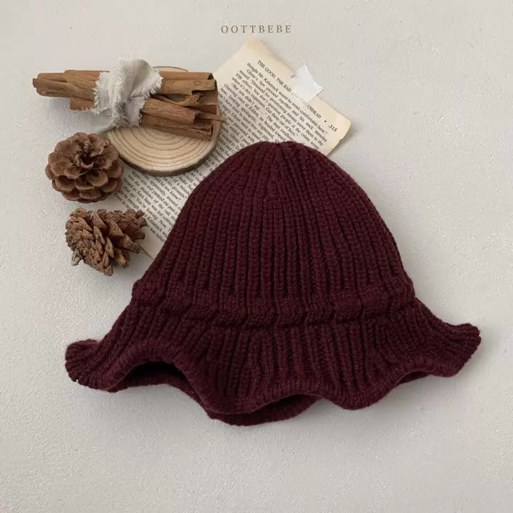 Oott Bebe - Korean Baby Fashion - #babyfashion - Knit Bucket Hat - 4