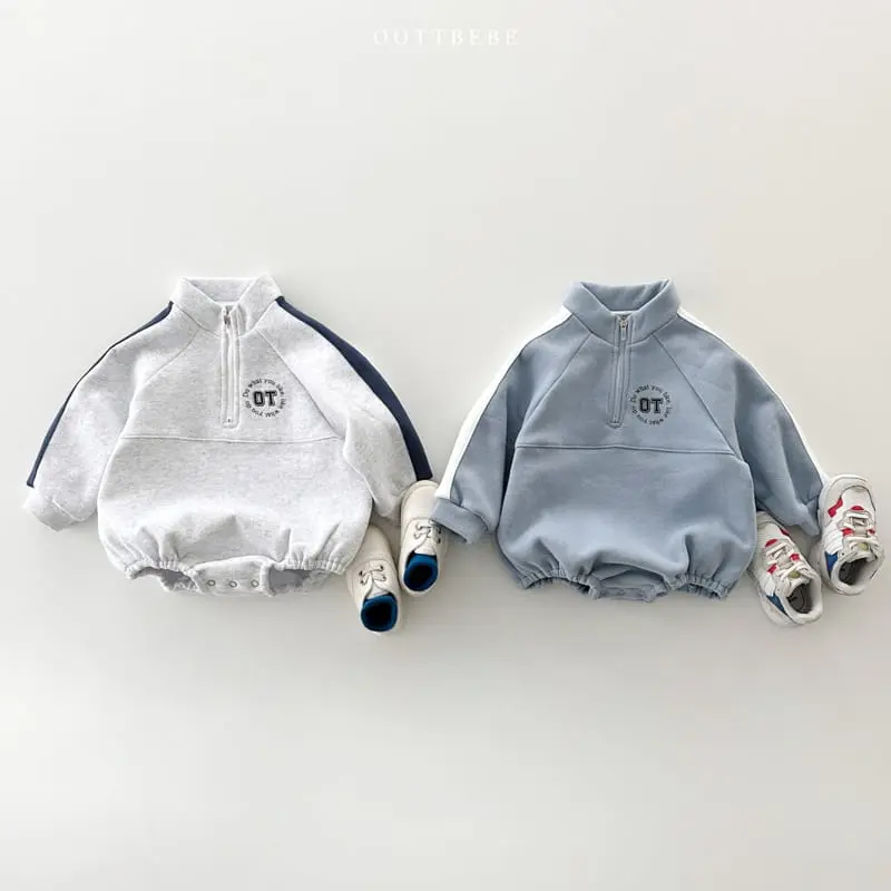 Oott Bebe - Korean Baby Fashion - #babyfever - Circle Anorak Bodysuit - 10