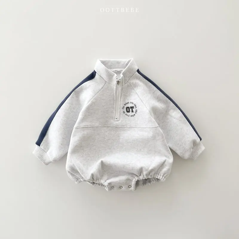Oott Bebe - Korean Baby Fashion - #babylifestyle - Circle Anorak Bodysuit - 12