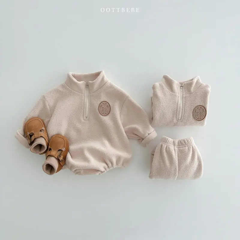 Oott Bebe - Korean Baby Fashion - #babyoninstagram - Roof Anorak Bodysuit - 10