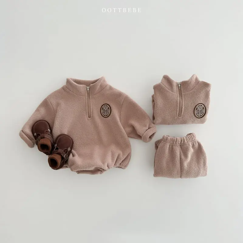 Oott Bebe - Korean Baby Fashion - #babyootd - Roof Anorak Bodysuit - 11