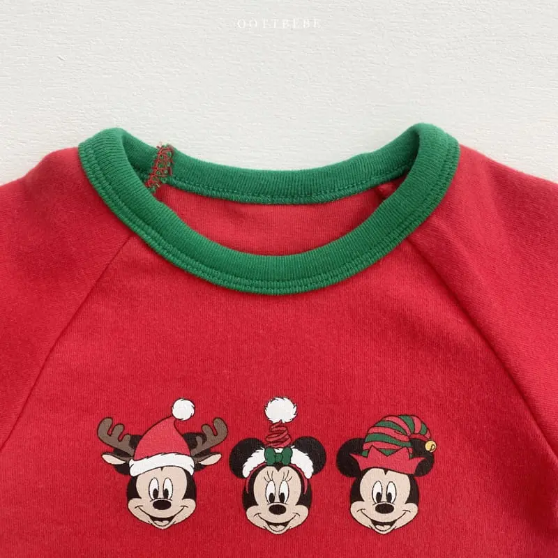 Oott Bebe - Korean Baby Fashion - #babyootd - D Santa Bodysuit - 7