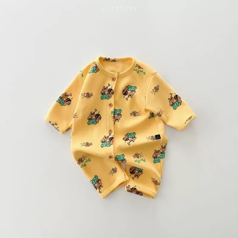Oott Bebe - Korean Baby Fashion - #babyoutfit - Animal All In One Bodysuit - 2